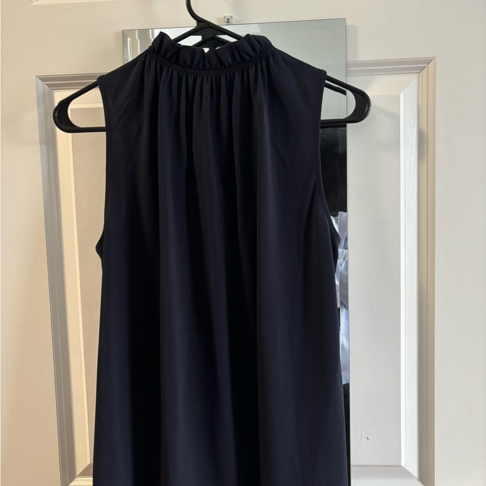 H&M Dark Blue Ruffled Blouse - Picture 3 of 3